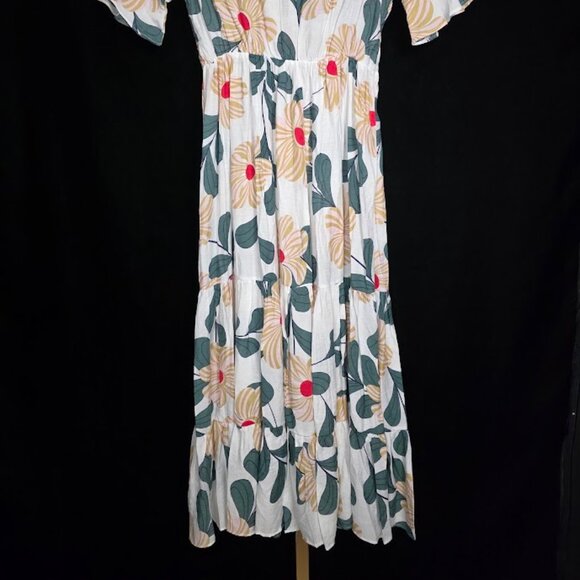 NWT Yvonne & Love Floral Midi Dress M - Picture 8 of 15